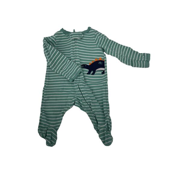 Carters Wonder Nation Cat & Jack Lot of 3 Footed One Piece Pajamas Newborn Baby - Picture 6 of 10